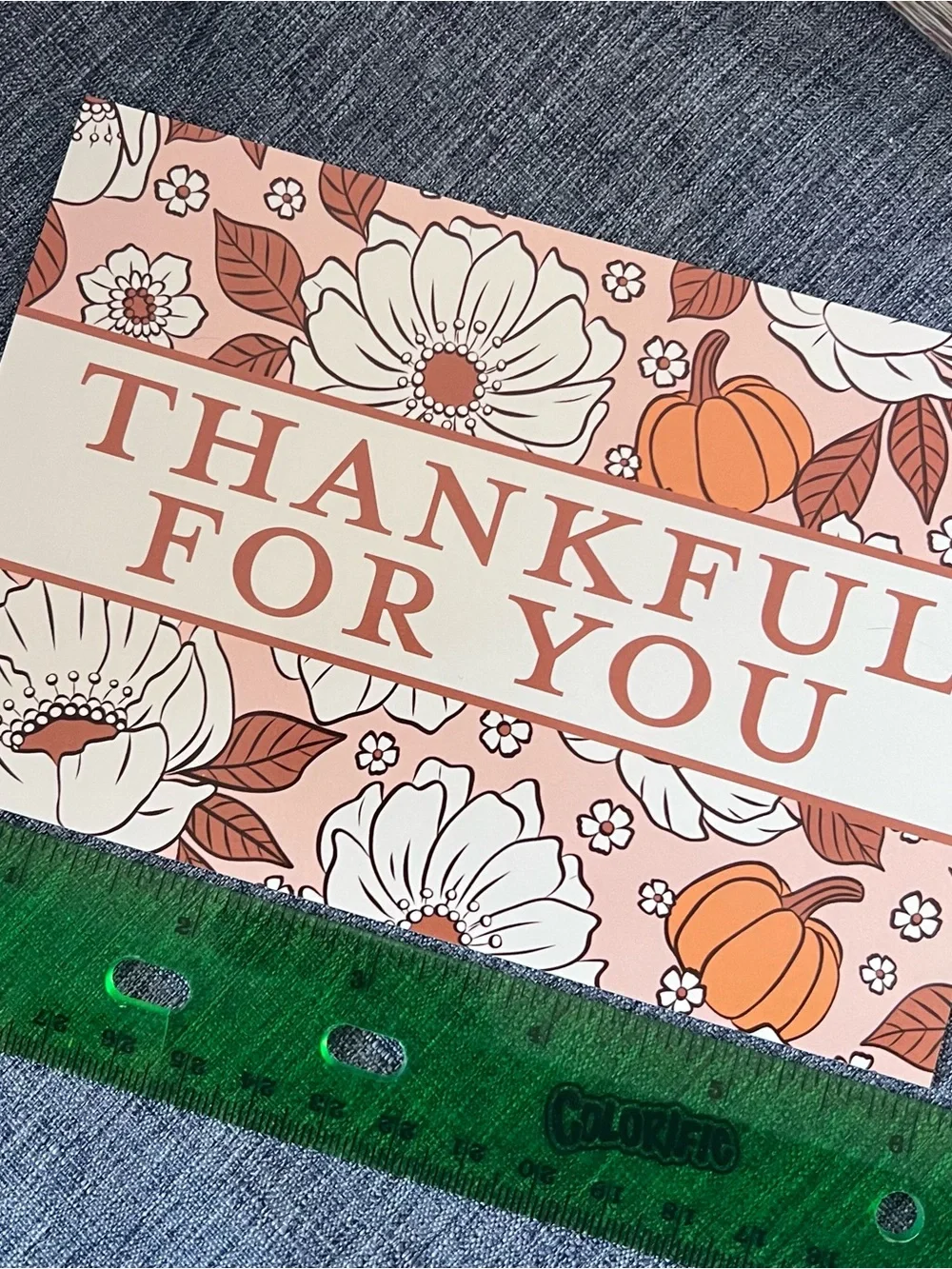 ‘Thankful For You’ Fall Poly Bundle. 6x9 Polys, 4x6 Notecards & 1” Stickers